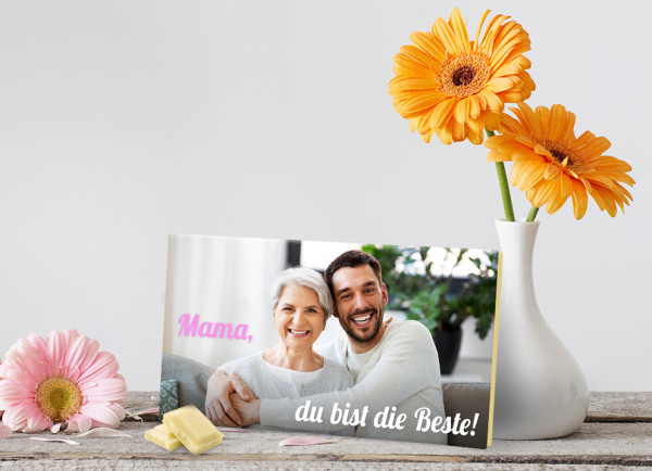 Bedruckte Schokolade zum Muttertag